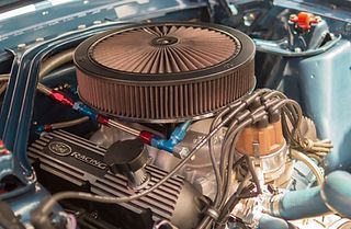 Close Up of a Car Engine With a Air Filter — Darwin Auto Mobile Care in Woolner, NT