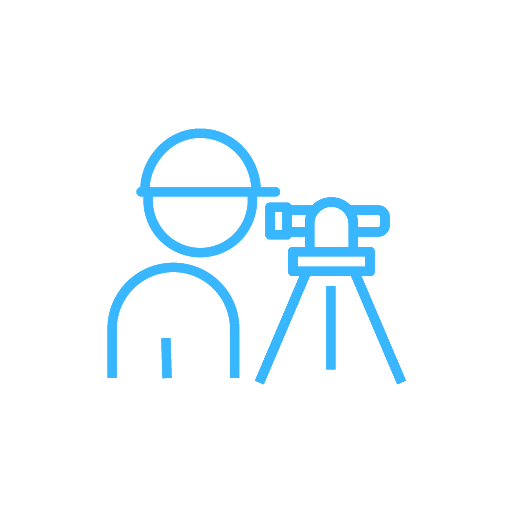 Un uomo sta guardando attraverso un telescopio su un treppiede.