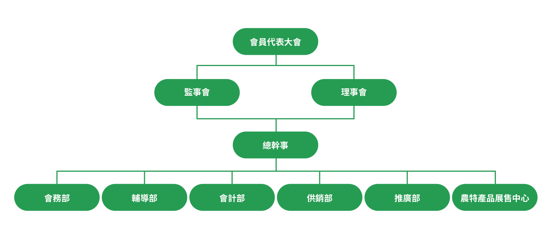 中國公司組織結構圖。