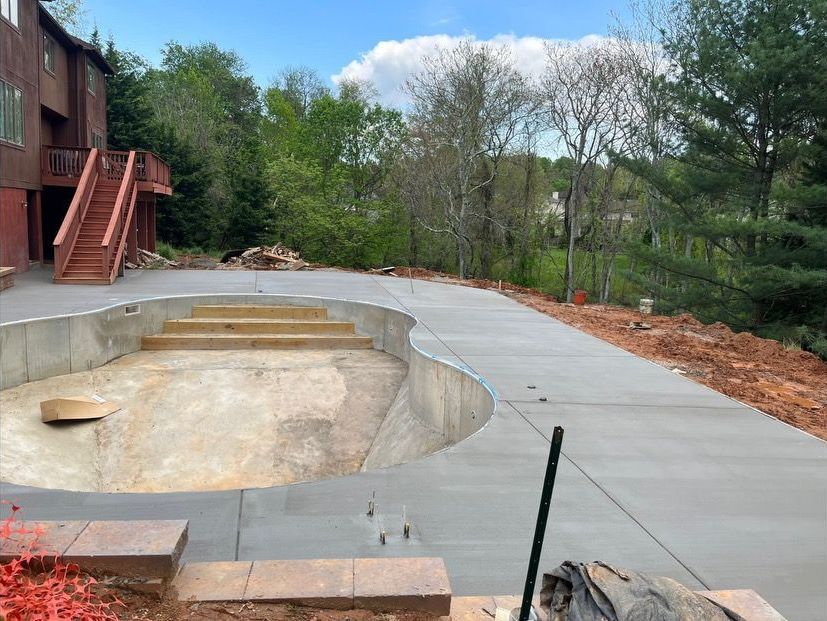 Concrete pool deck installers in Frederick MD