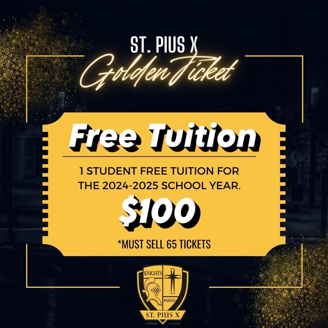 A poster that says free tuition for the 2024 2025 school year