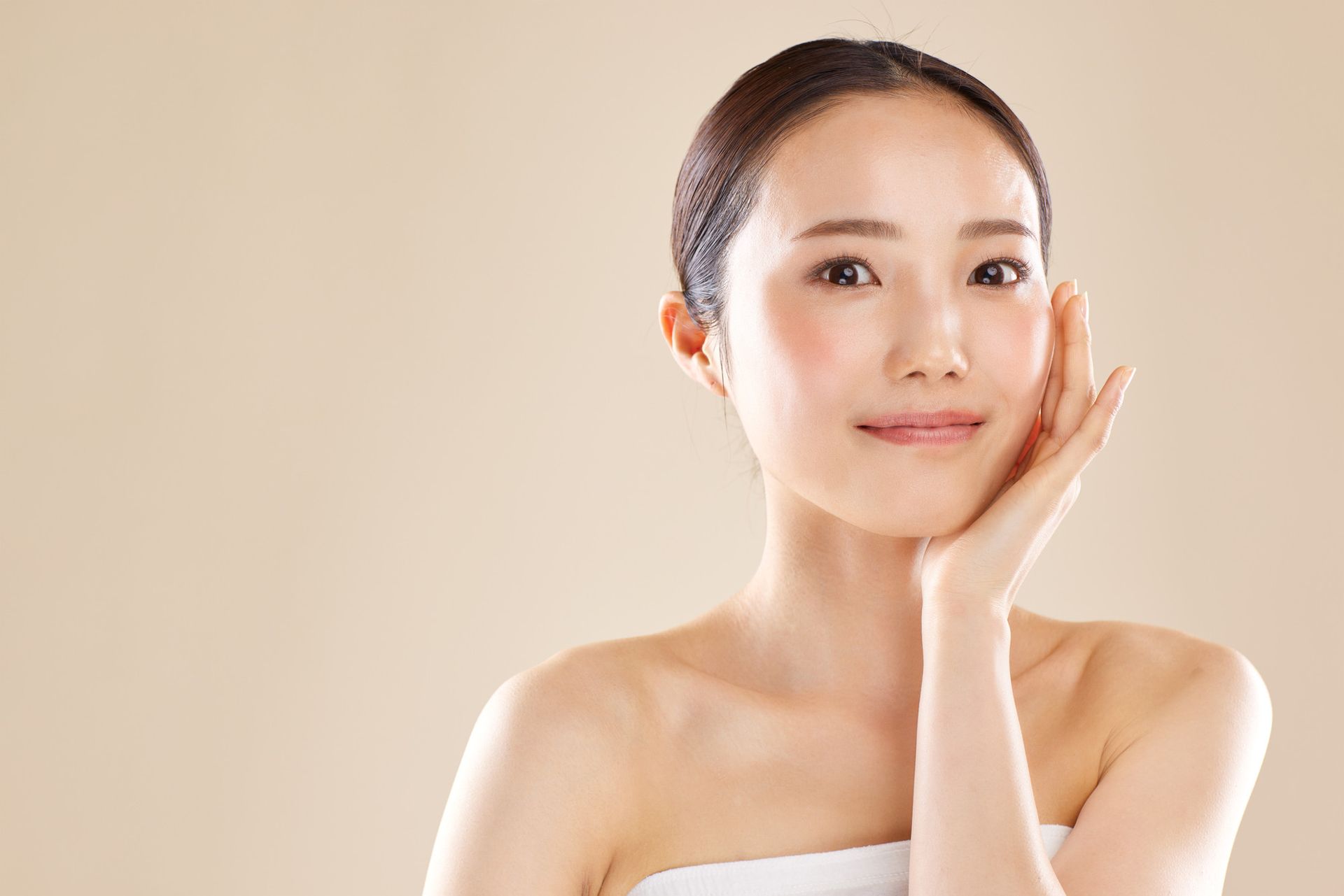 Portrait of a young Asian woman