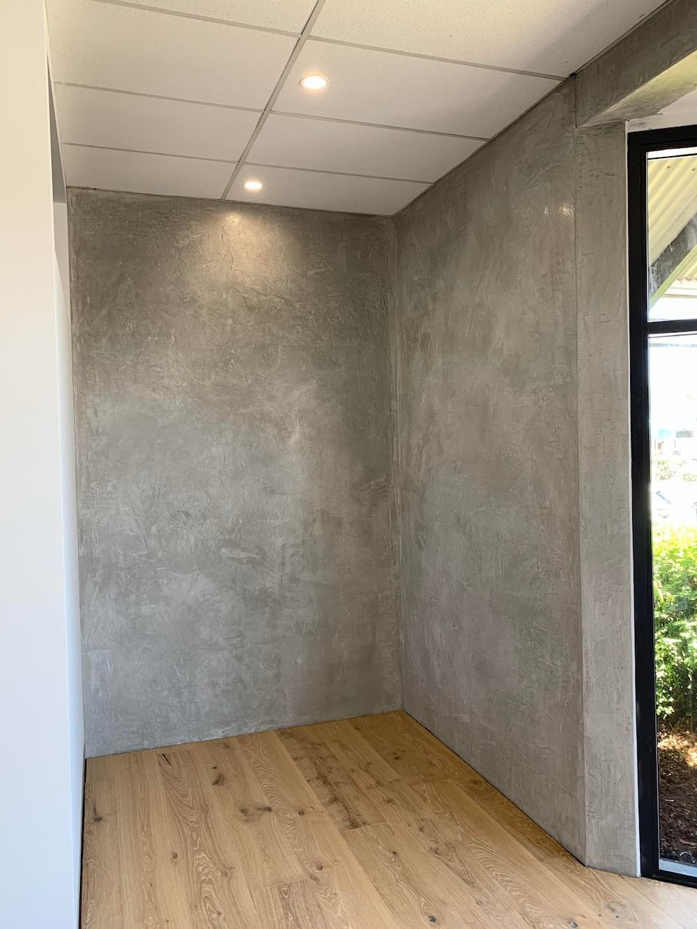 A Room with A Wooden Floor , Concrete Walls and A Window  — MJ Render in Buderim, QLD