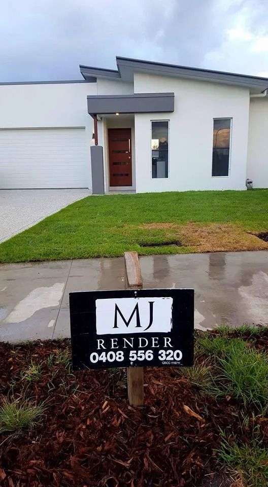 A House with A Sign in Front of It that Says MJ Render  — MJ Render in Buderim, QLD