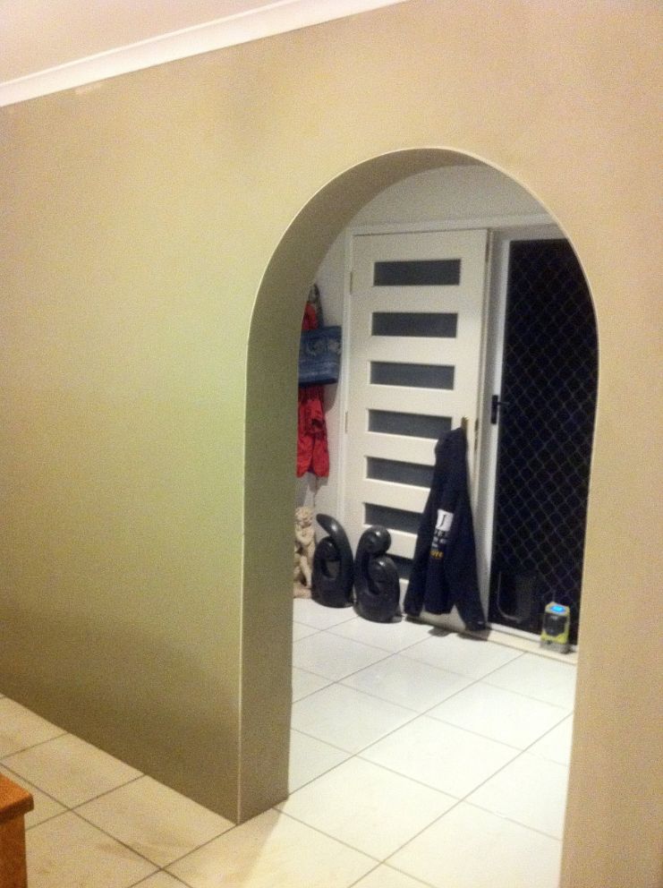 A Room with A Doorway and A Striped Door — MJ Render in Buderim, QLD