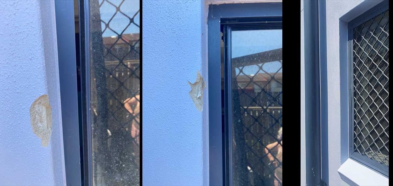 A Blue Wall with A Window and A Fence in The Background — MJ Render in Buderim, QLD