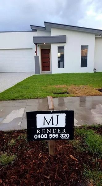 A House with A Sign in Front of It that Says MJ Render — MJ Render in Buderim, QLD