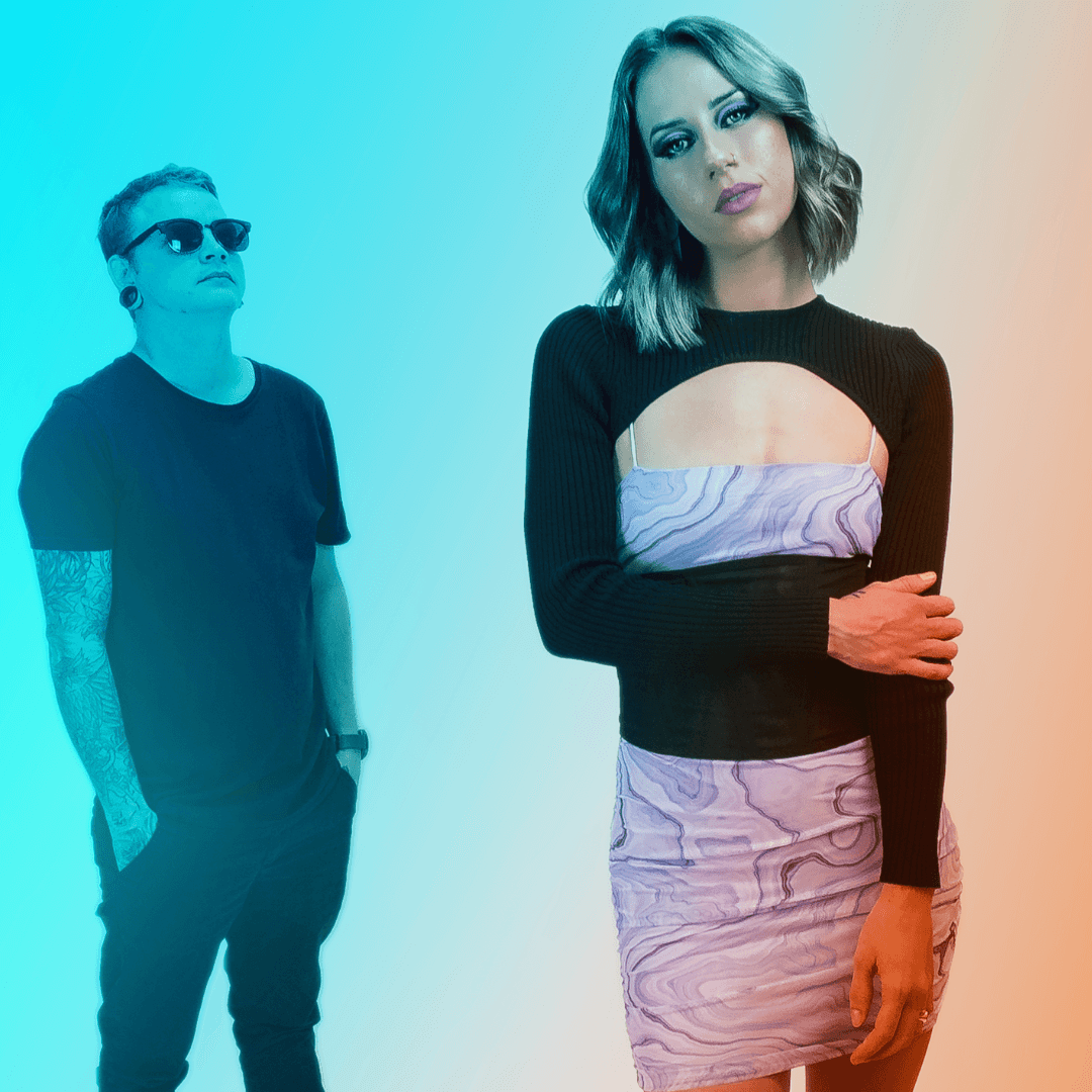 A man and a woman are standing next to each other