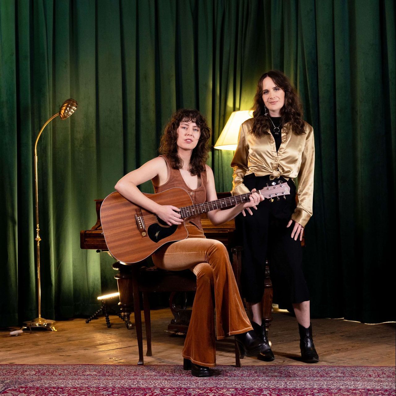 Acoustic duo performing at a wedding reception in Melbourne