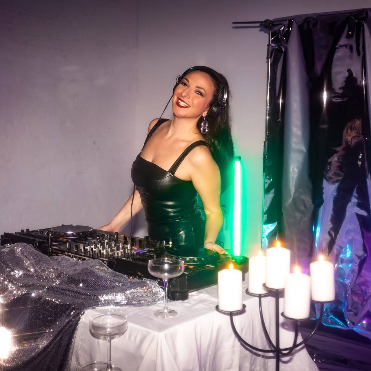 DJ Mimi, a professional female DJ in Sydney