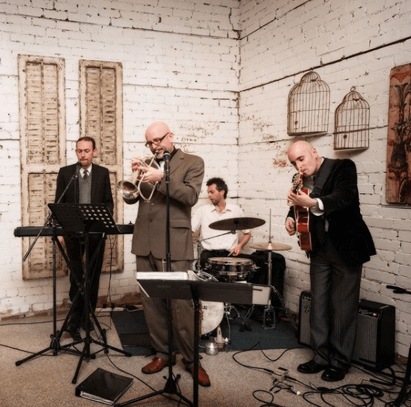 Jazz band performing at a corporate event in Melbourne
