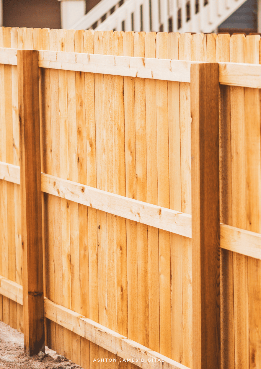 wood privacy fence pekin il