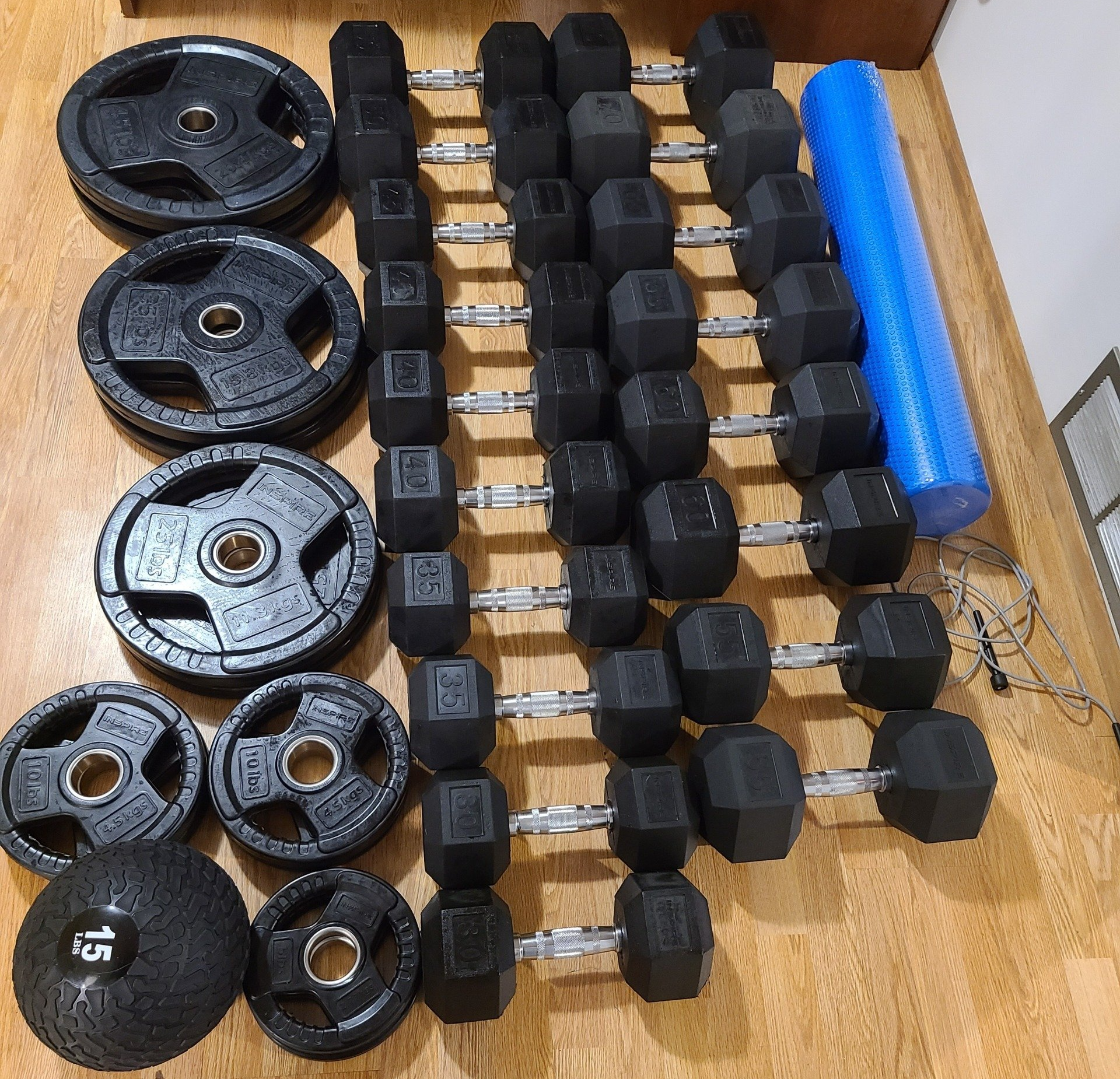 Gym weights
