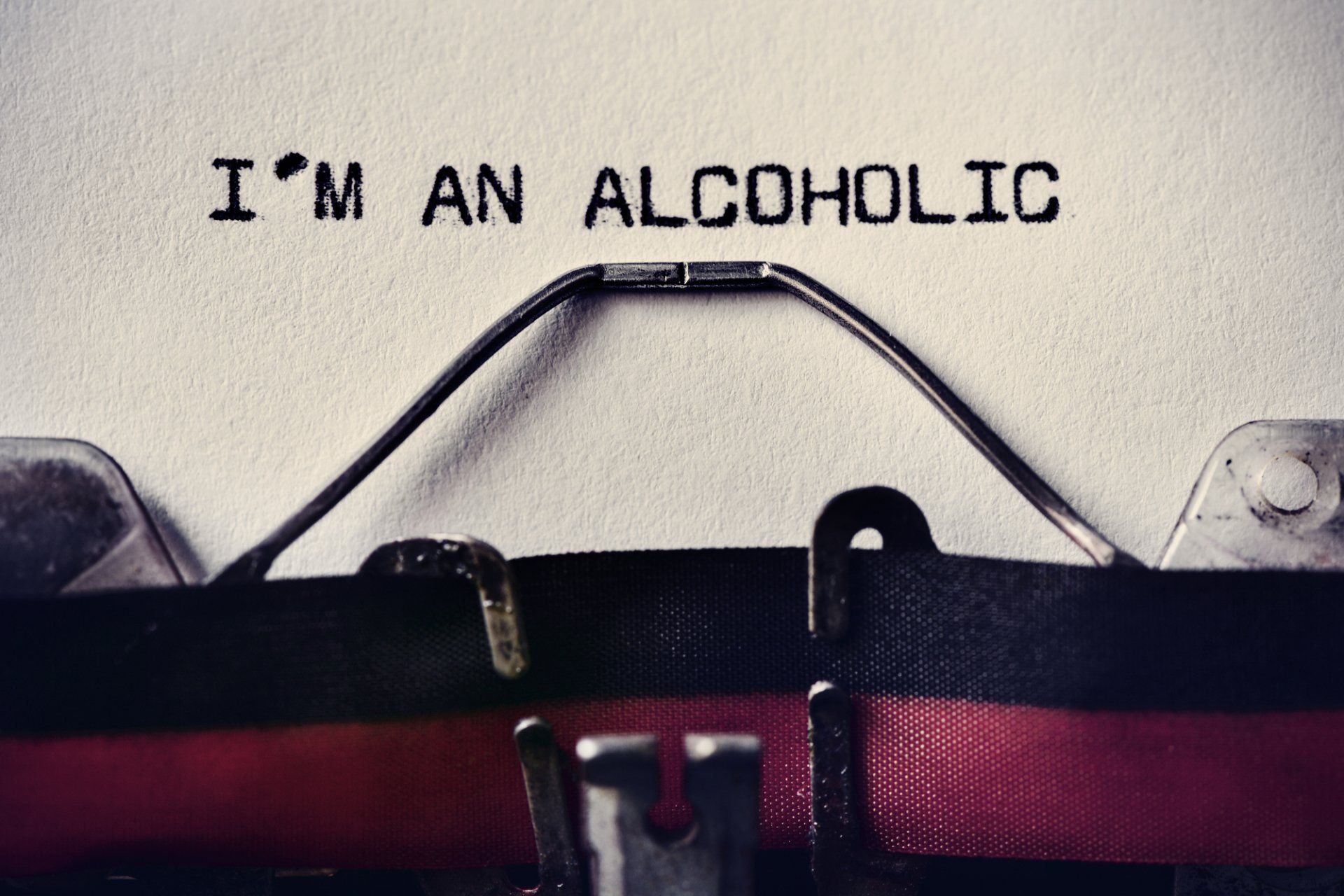 I'm an alcoholic