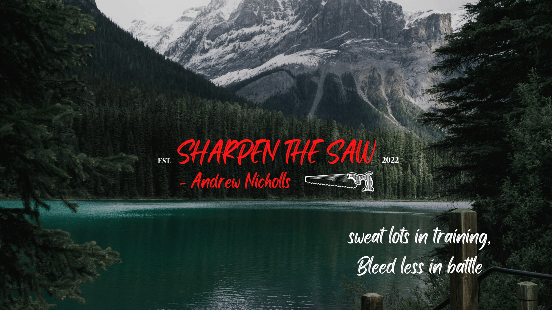Sharpen The Saw - Channel