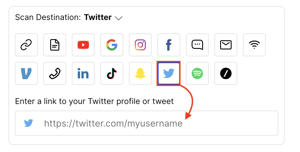 How to Connect a QR Code to your Twitter