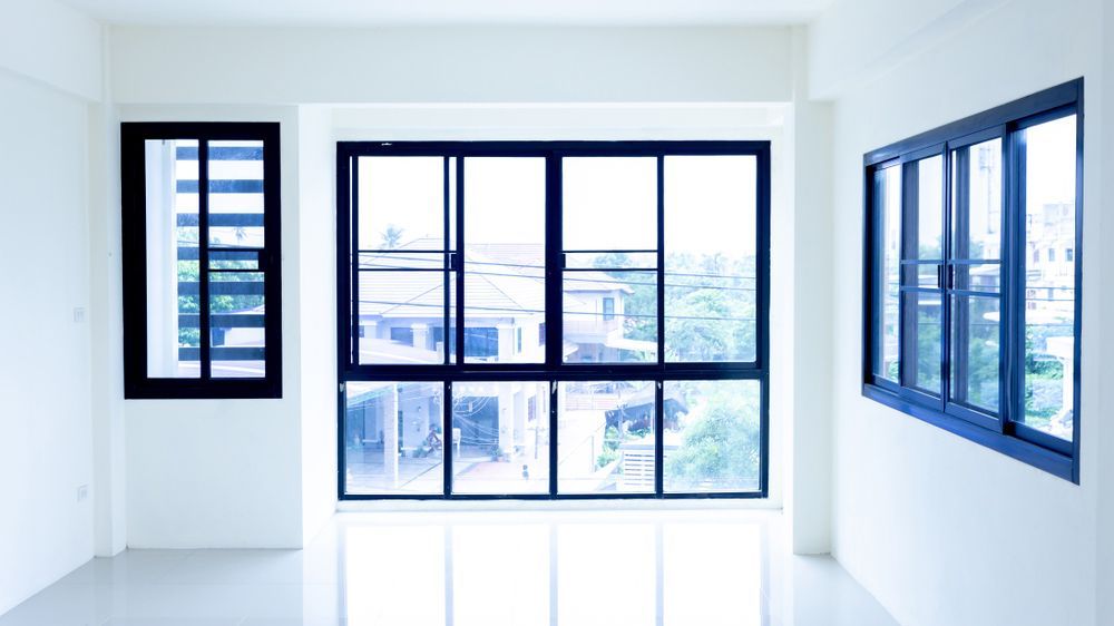 Aluminium Windows Installed in An Empty Room