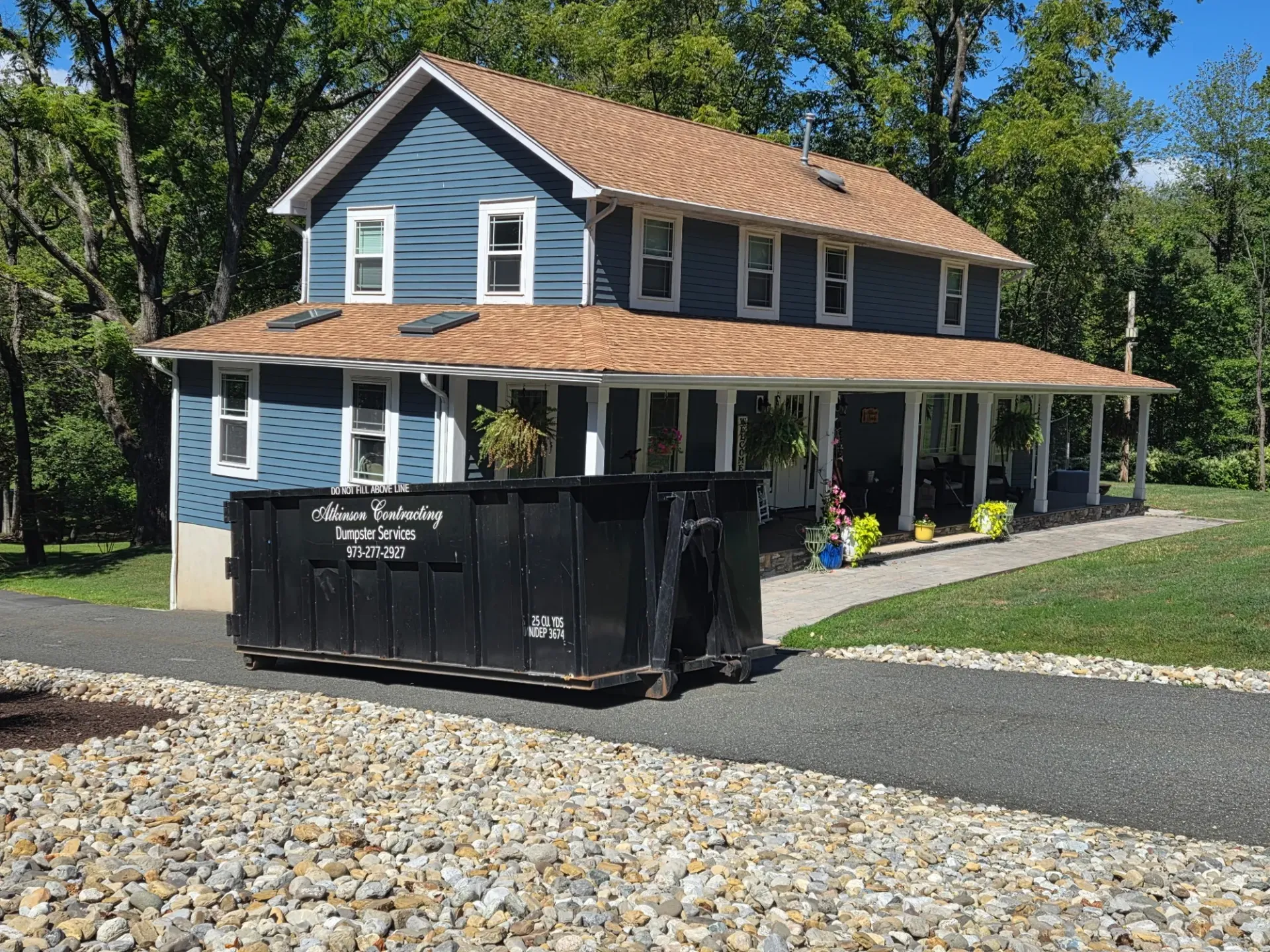 A graphic showing how to rent from swift dumpsters.