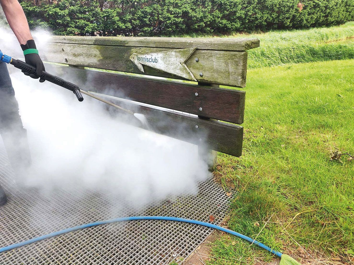 BuitenSchoon reinigen openbare ruimte