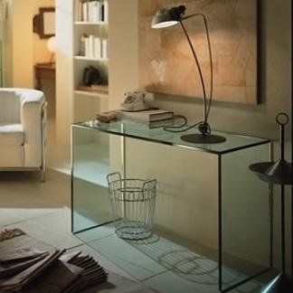 tavolino in vetro per ingresso
