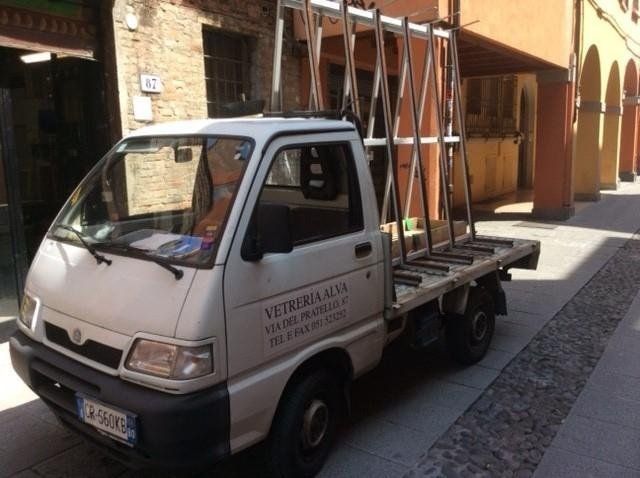 furgone della vetreria artigianale