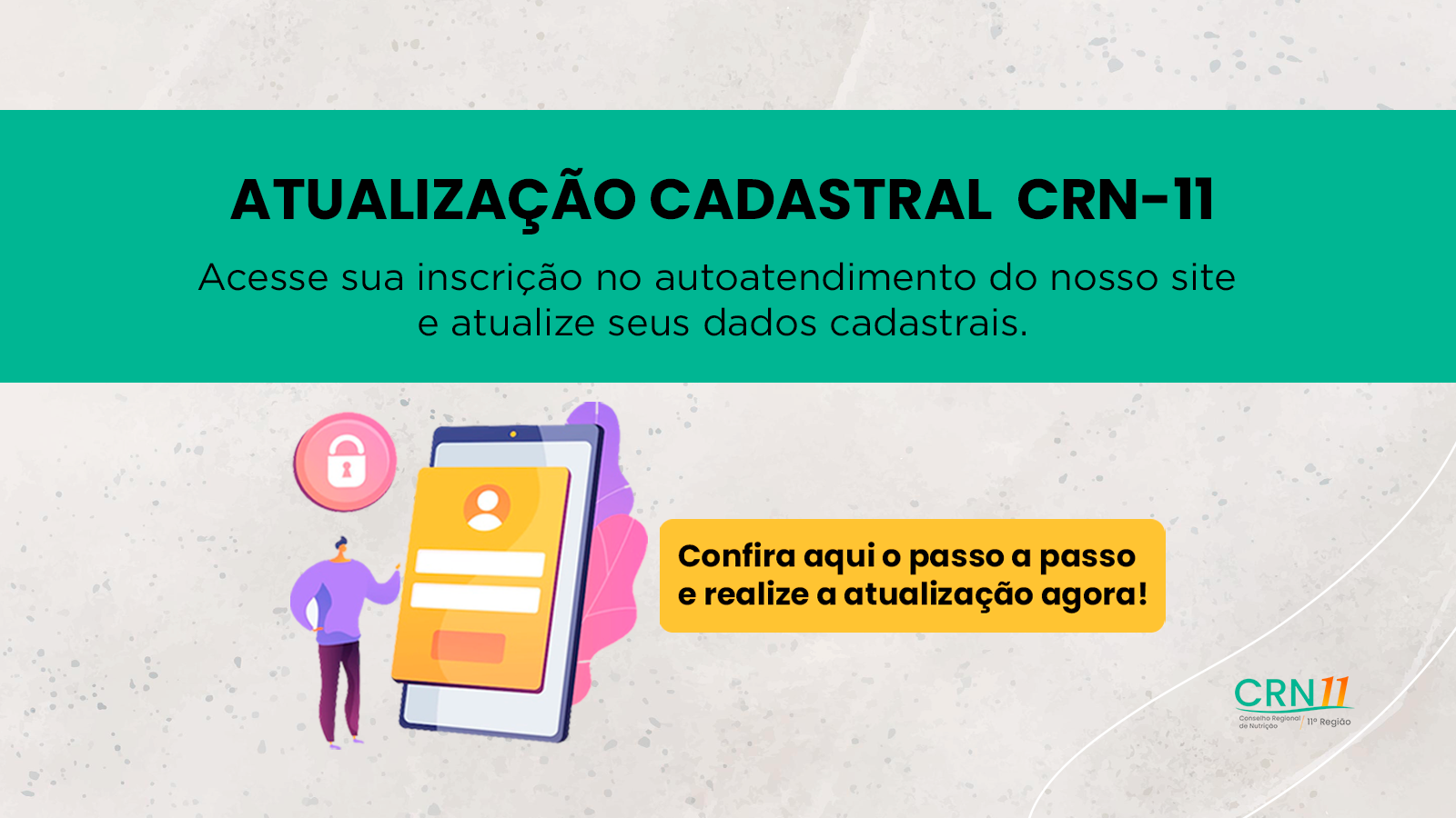 Um desenho animado de um homem em pé ao lado de um telefone celular com as palavras 