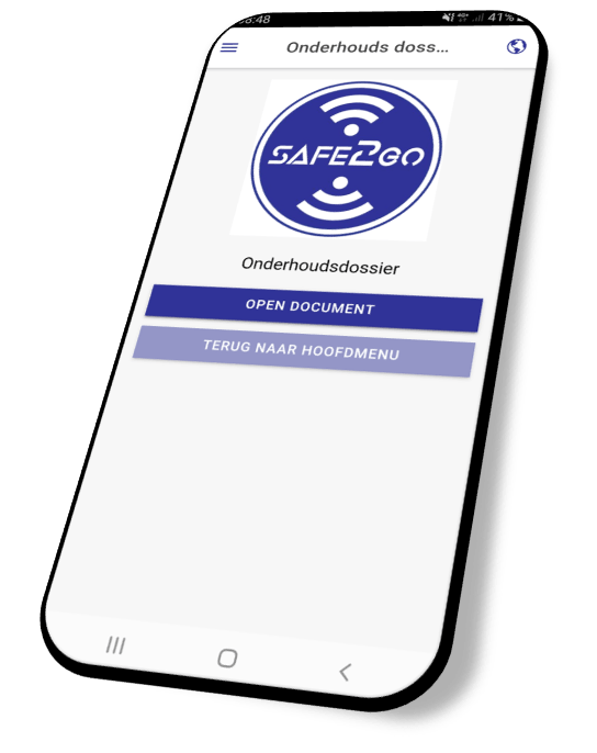 Bekijk documenten in Safe2Go app