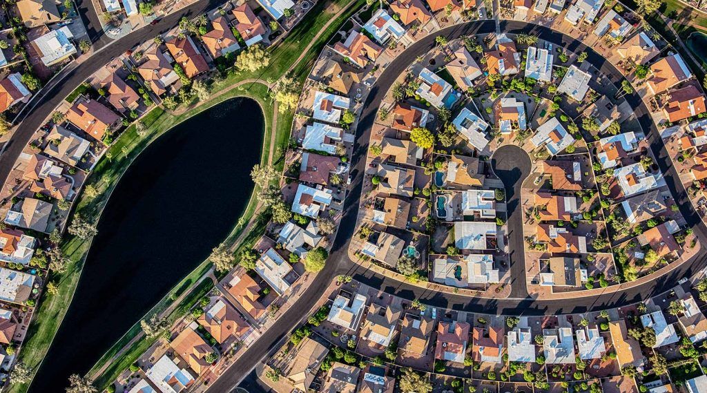 Suburbs Aerial Photo
