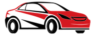Silhouette di un'auto, linee nere su sfondo bianco, design minimale.