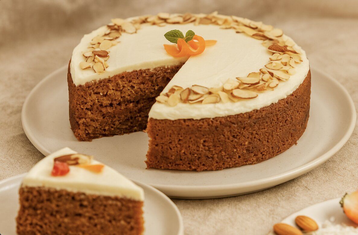 sliced-dairy-free-carrot-cake-with-frosting