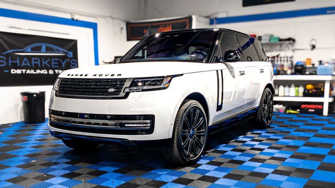 range rover gets front windshield tinted clear