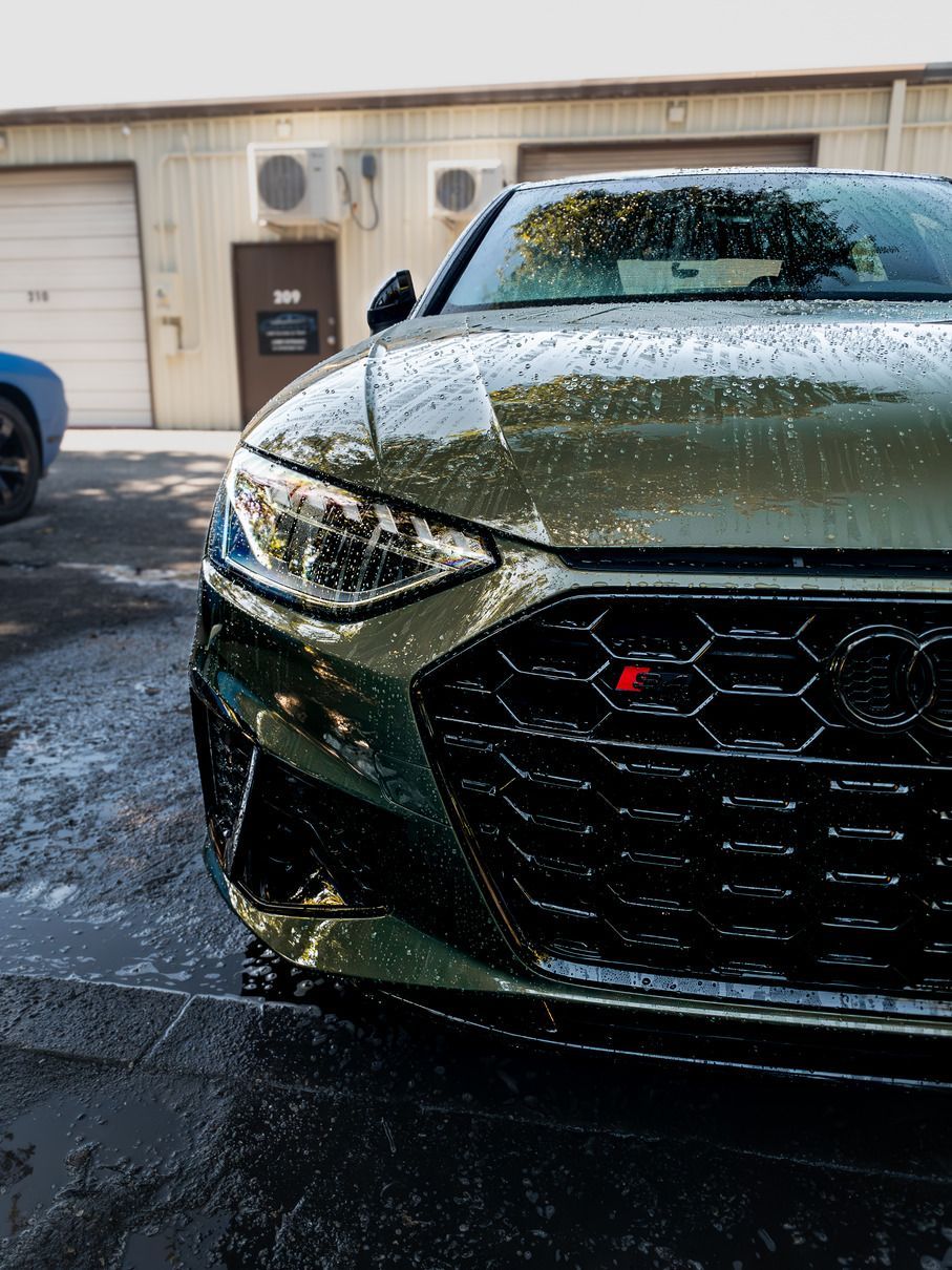 Audi s4 being detailed