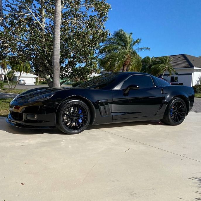 corvette paint correction and ceramic coating in venice