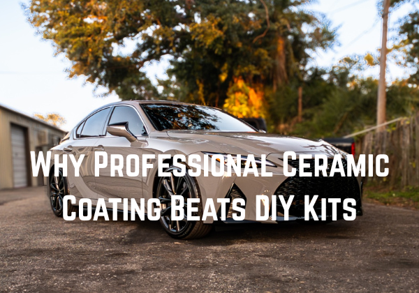 ceramic-coated car at Sharky's detailing & Tint Sarasota 