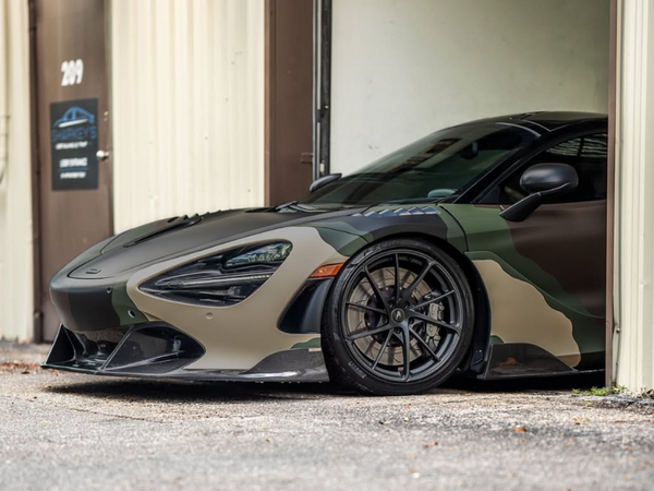 mclaren leaving sharkeys detailing and tint