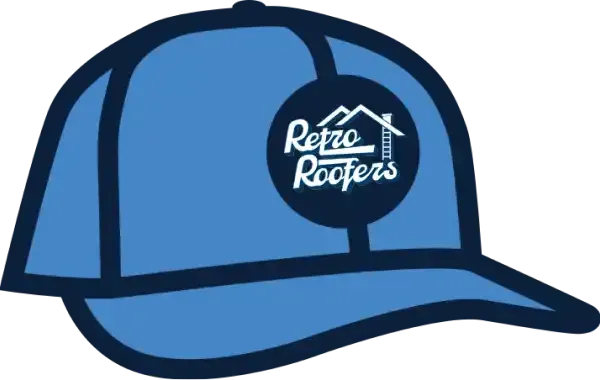 Blue baseball cap with 