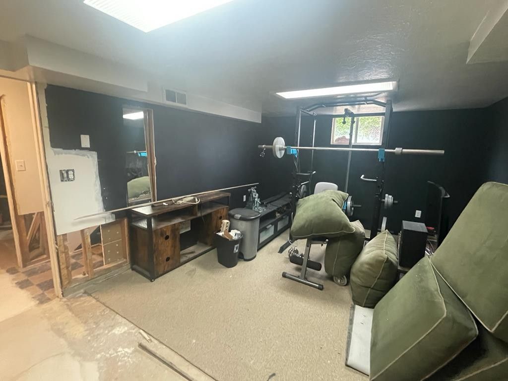 Salt Lake City Basement Flood Damage due to faulty sprinkler system