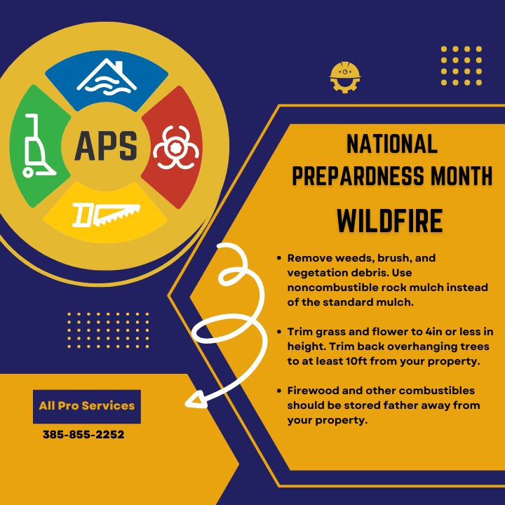 September National Preparedness Month: Prepare against Wildfires