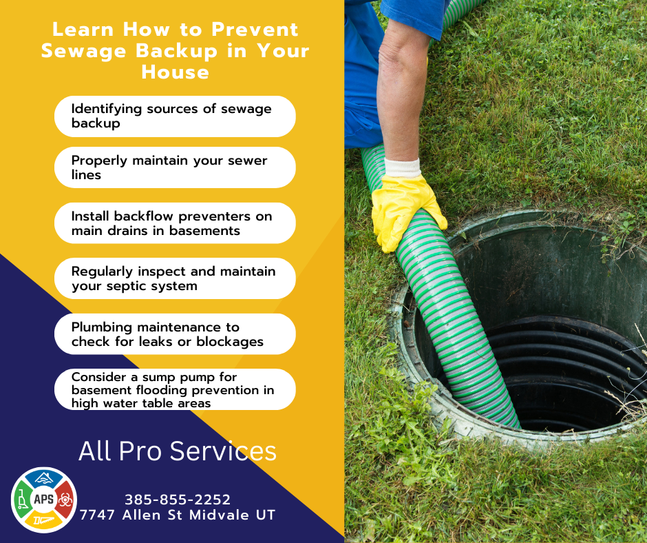 How To Prevent Sewage Backup In House