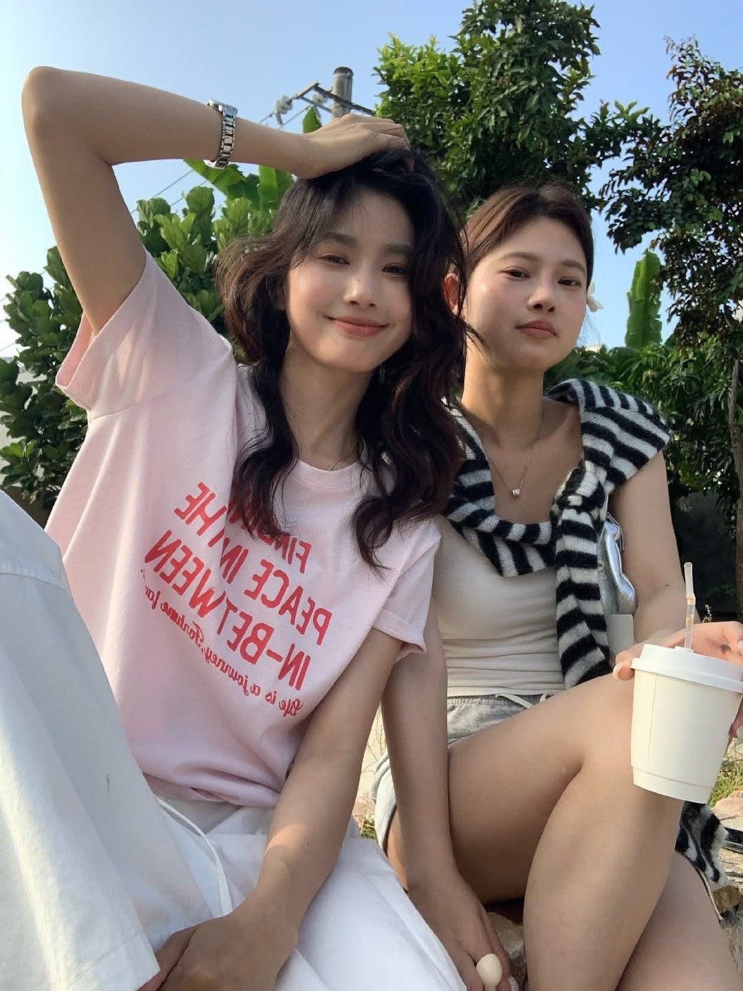 韓版 26S/S -#10163-英字薄款棉tee