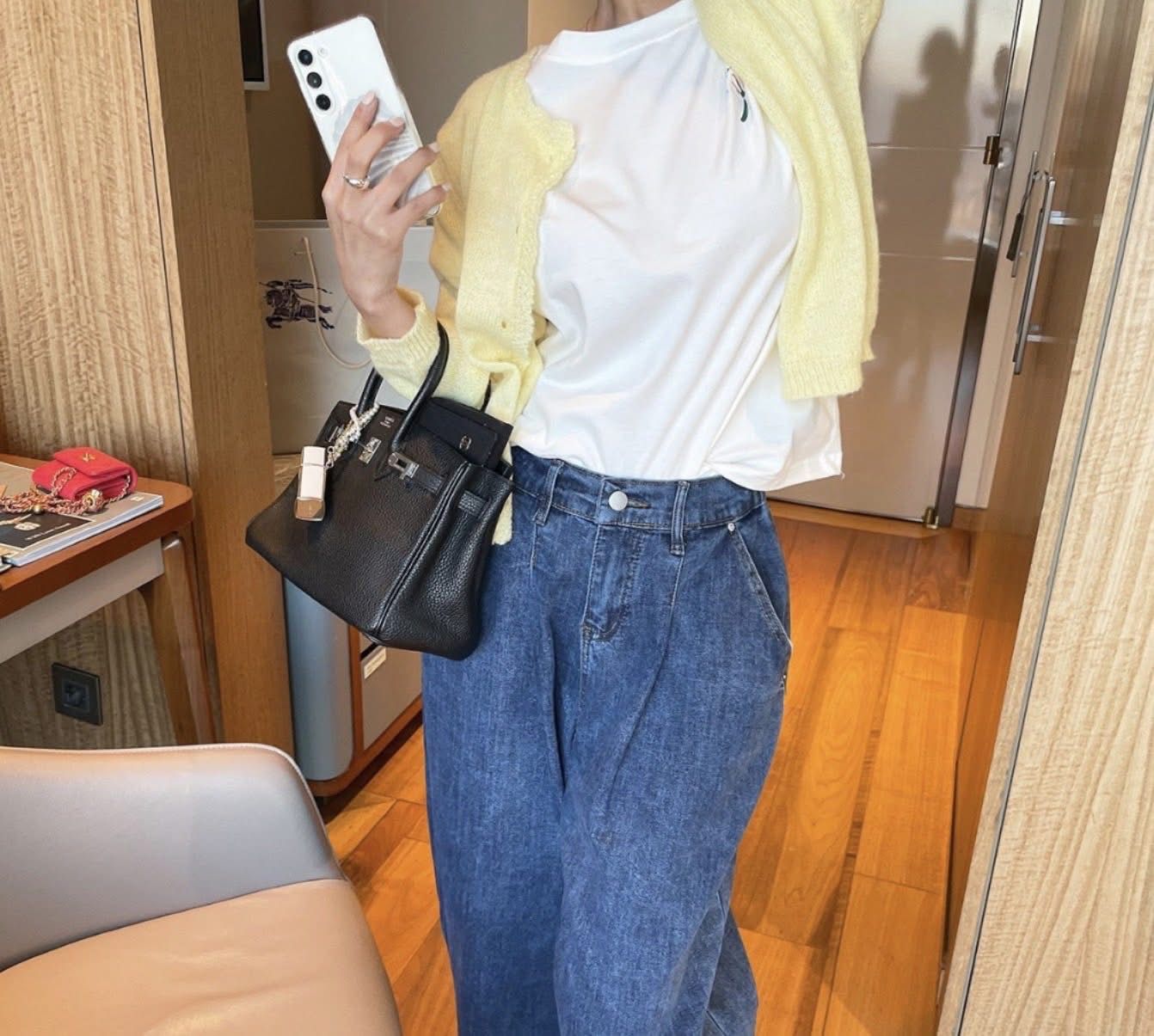 正韓 26S/S -#-鬱金香印圖莫代爾tee