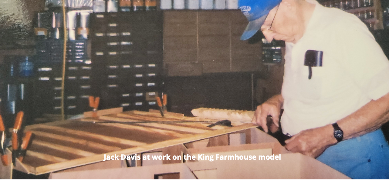 Jack Davis building King farmhouse model