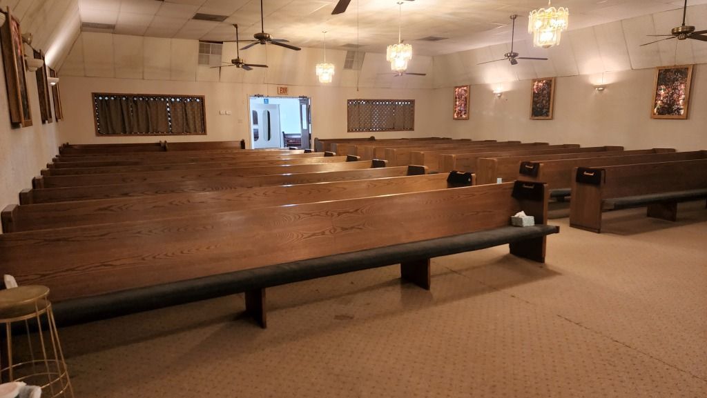 Peaceful Garden Funeral Home - Chapel Side Front View