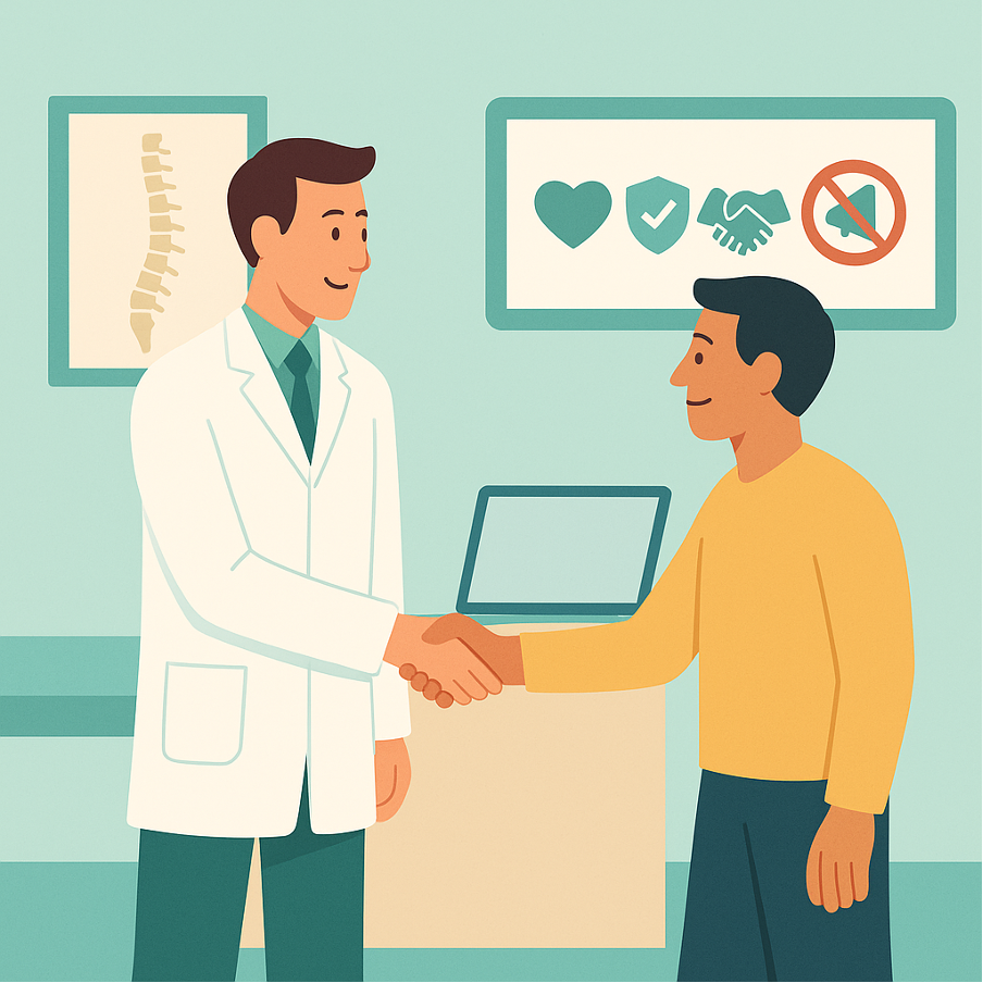 Como você quer que a Quiropraxia seja vista? Qual a primeira coisa que vem em sua mente quando algué