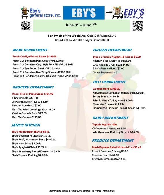 Weekly Grocery Savings Flyer