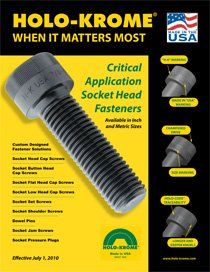 A poster for socket head fasteners from the usa