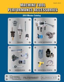 A machine tool performance accessories 2010 master catalog