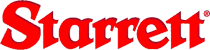 A red starrett logo on a white background