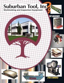 A brochure for suburban tool inc. workholding and inspection equipment