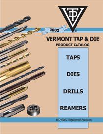 A product catalog for vermont tap and die